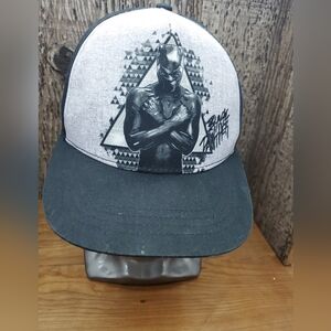 Marvel Disney Black Panther Baseball Cap Hat One Size Adjustable Snapback Youth